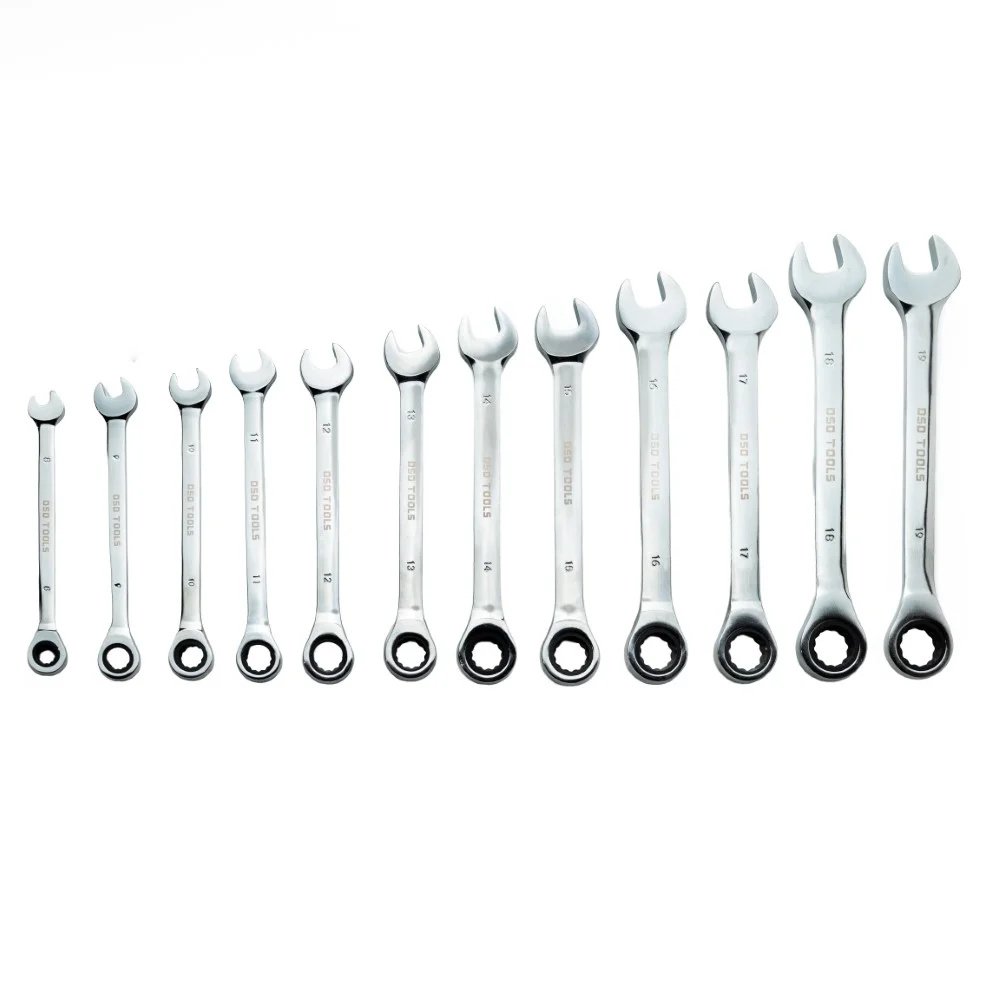 DSD TOOLS 12PC METRIC GEAR RATCHET COMBINATION WRENCH SET DS1810 - Image 2