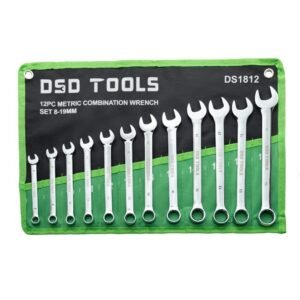 DSD TOOLS 12PC METRIC COMBINATION WRENCH SET 8-19MM DS1812