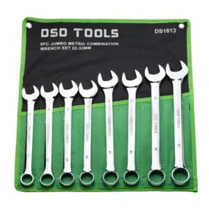 DSD TOOLS 8PC JUMBO METRIC COMBINATION WRENCH SET 22-32MM DS1813