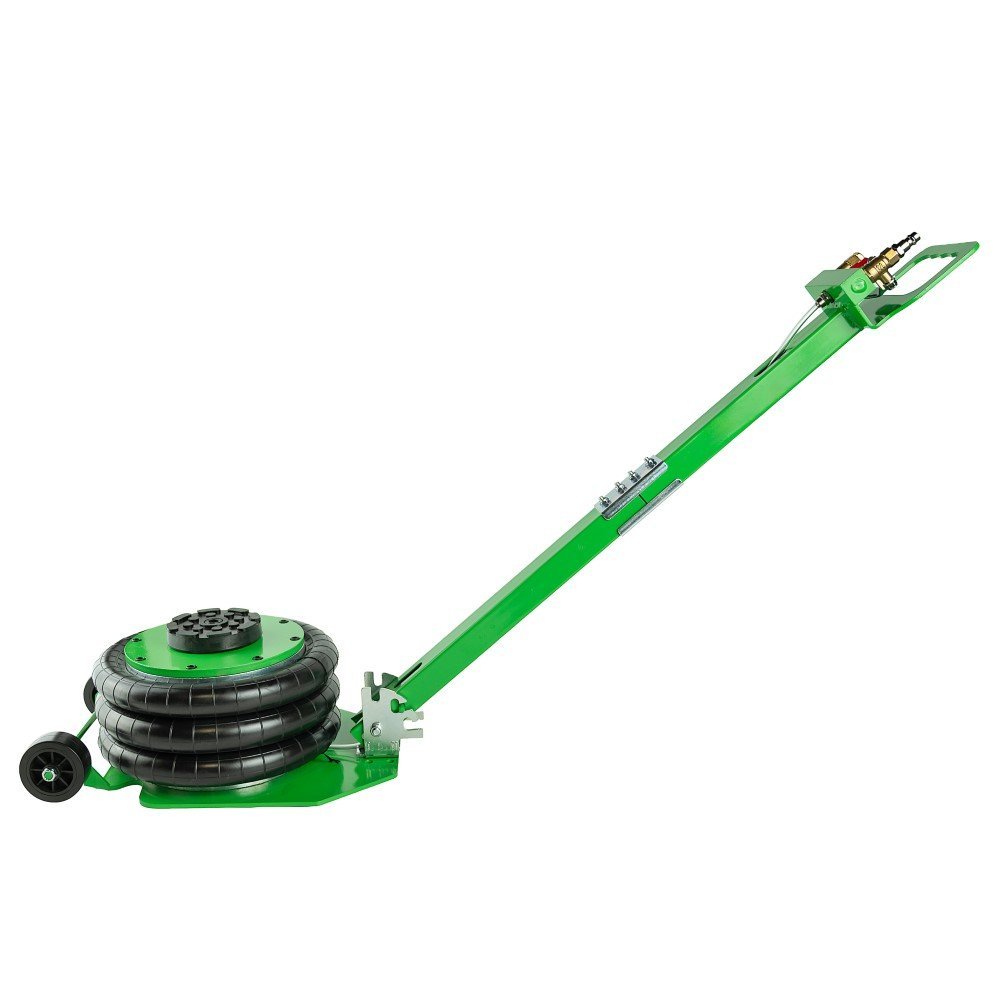 DSD TOOLS 3 TON PNEUMATIC TRIPLE AIR BAG TROLLEY JACK IN GREEN DS1839 - Image 2