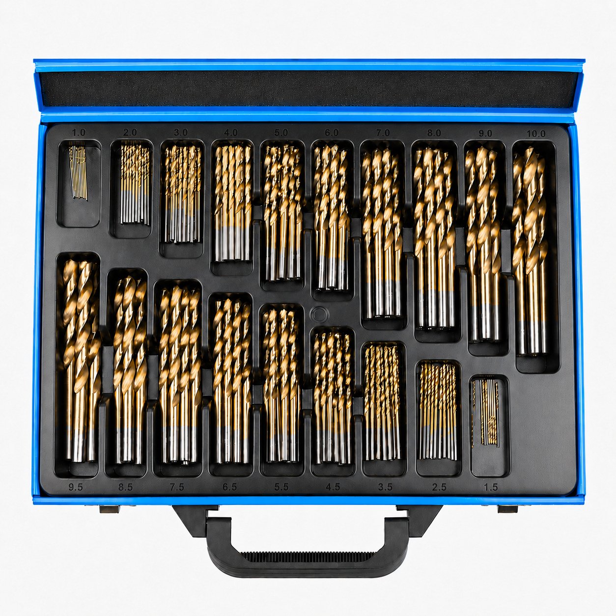 DSD TOOLS 170pc H.S.S Drill Bits 1 to 10mm DS1007 - Image 3