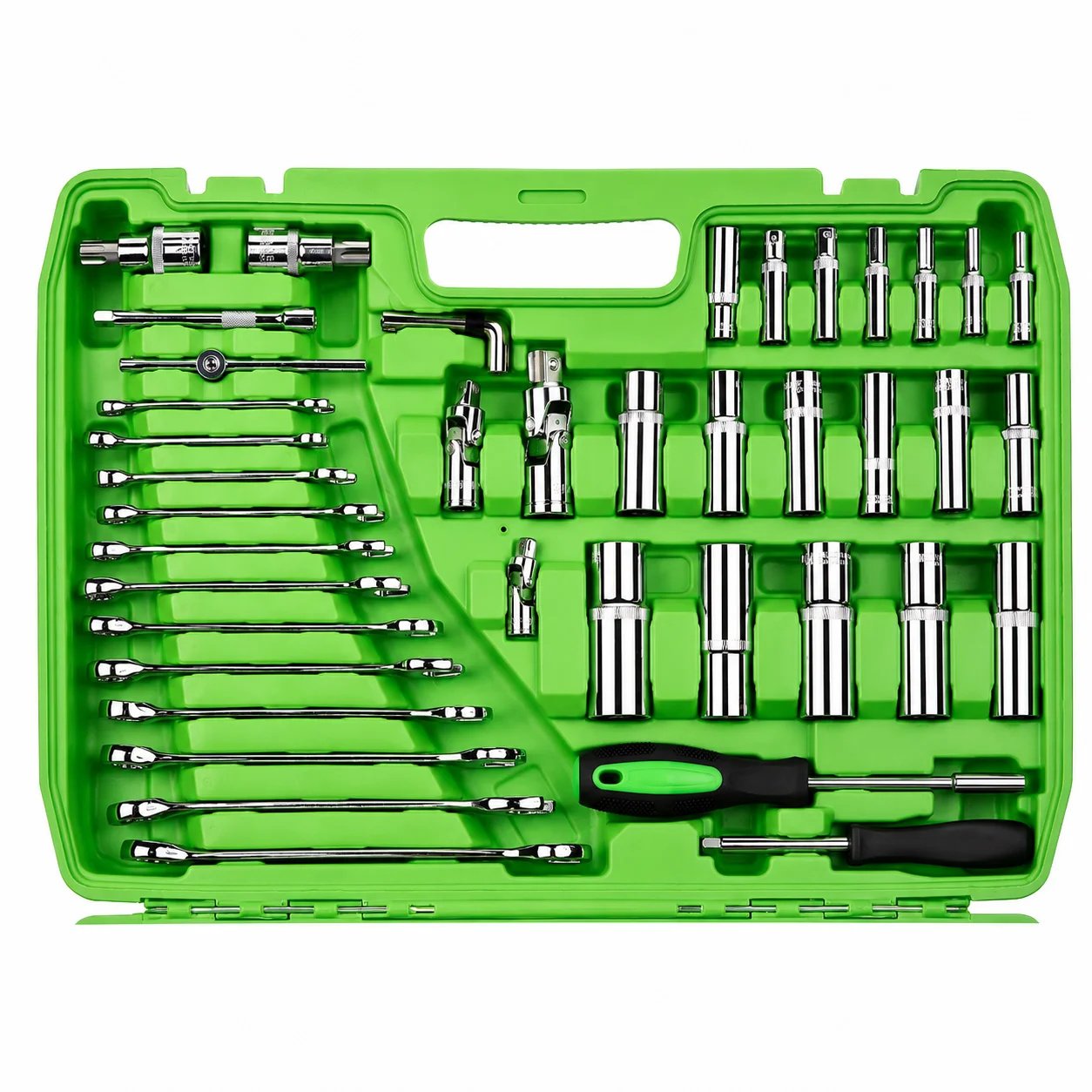 DSD TOOLS 216PC 1/4 3/8 1/2 DR METRIC SUPER LOCK SOCKET SET DS1035 - Image 3