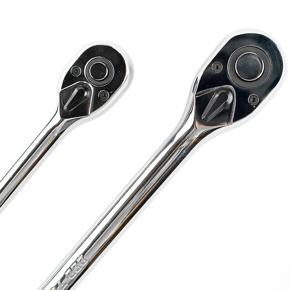 DSD TOOLS 2pc Extra Long Ratchet Set 3/8" & 1/2" Drives DS1086 - Image 3