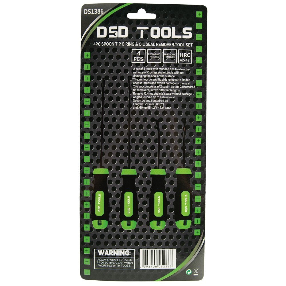 DSD TOOLS 4PC SPOON TIP O RING & OIL SEAL REMOVER TOOL SET DS1386 - Image 3