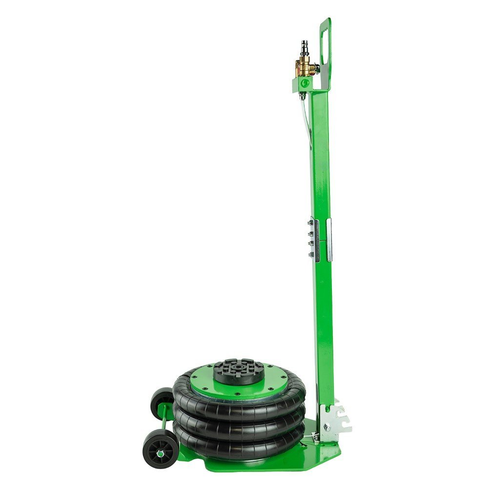 DSD TOOLS 3 TON PNEUMATIC TRIPLE AIR BAG TROLLEY JACK IN GREEN DS1839 - Image 3
