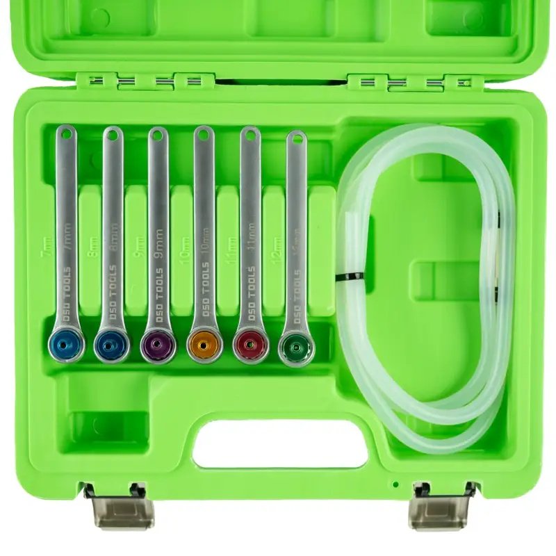 DSD TOOLS 7PC BRAKE BLEEDER WRENCH SET 12PT DS1847 - Image 3