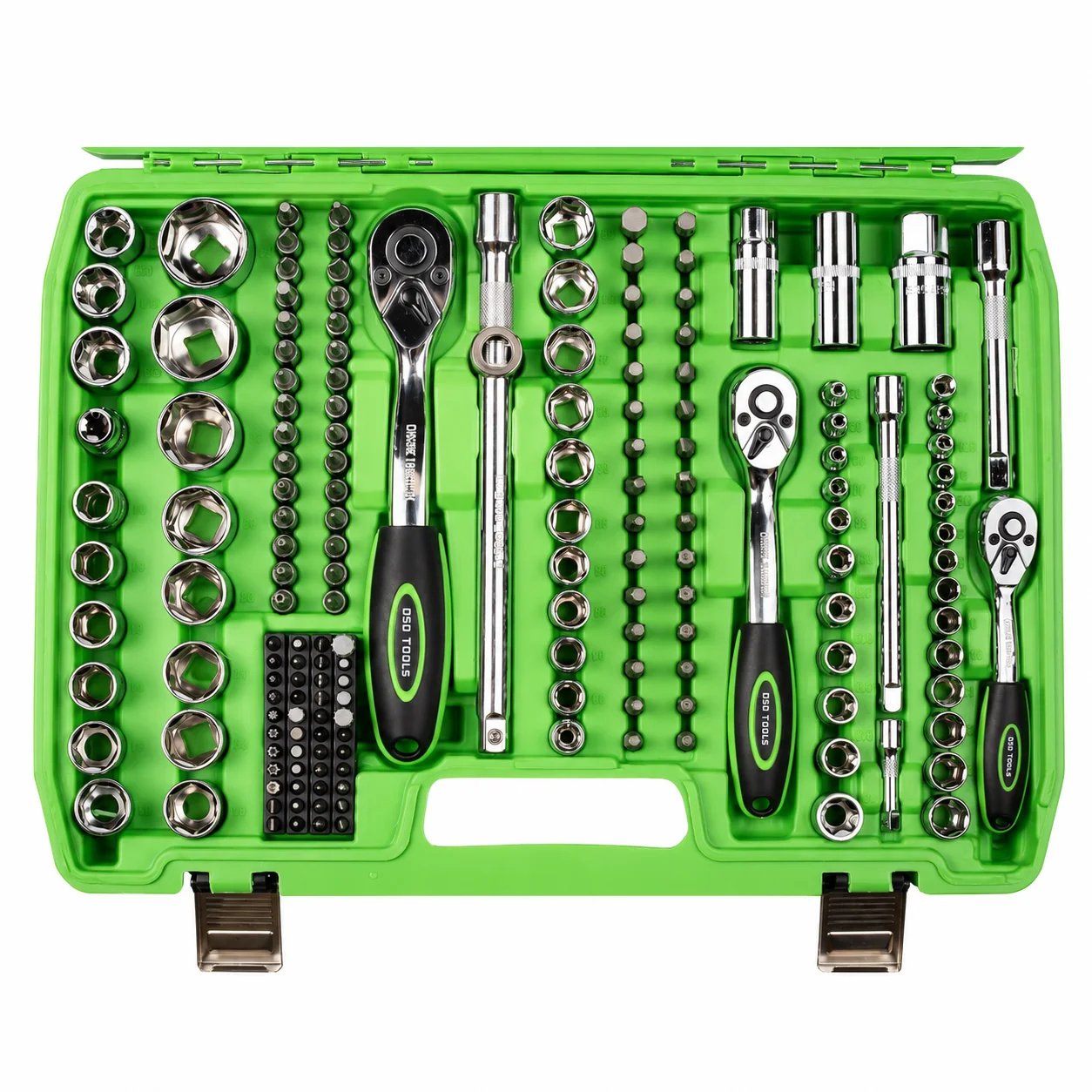 DSD TOOLS 216PC 1/4 3/8 1/2 DR METRIC SUPER LOCK SOCKET SET DS1035 - Image 4