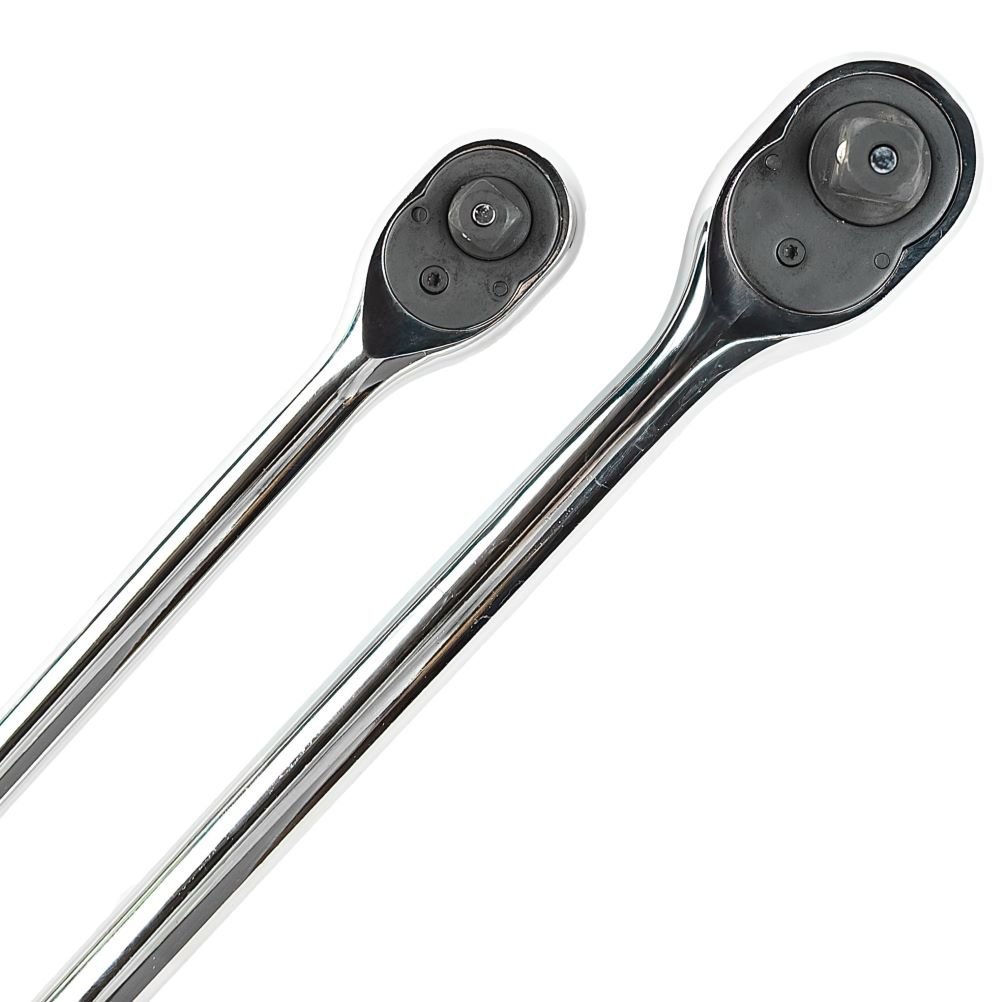 DSD TOOLS 2pc Extra Long Ratchet Set 3/8" & 1/2" Drives DS1086 - Image 4