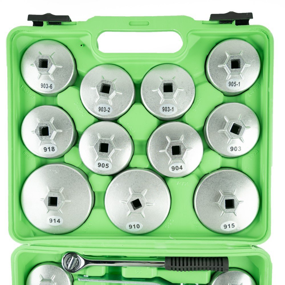 DSD TOOLS 23PC CUP TYPE OIL FILTER WRENCH SET DS1837 - Image 4