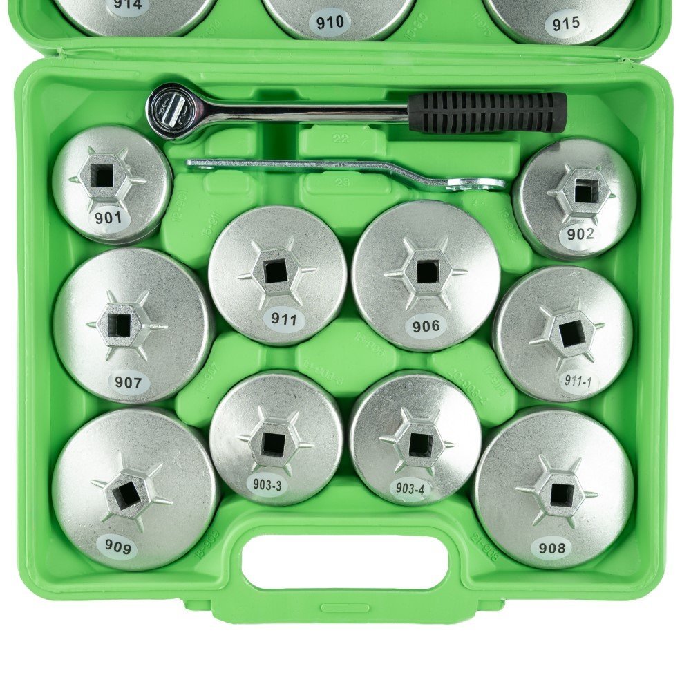 DSD TOOLS 23PC CUP TYPE OIL FILTER WRENCH SET DS1837 - Image 5