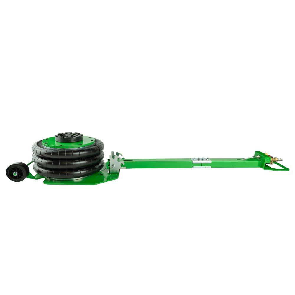 DSD TOOLS 3 TON PNEUMATIC TRIPLE AIR BAG TROLLEY JACK IN GREEN DS1839 - Image 5