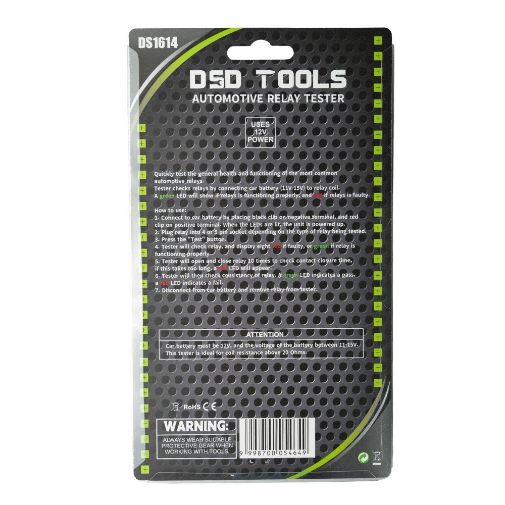 DSD TOOLS AUTOMOTIVE RELAY TESTER DS1614 - Image 6