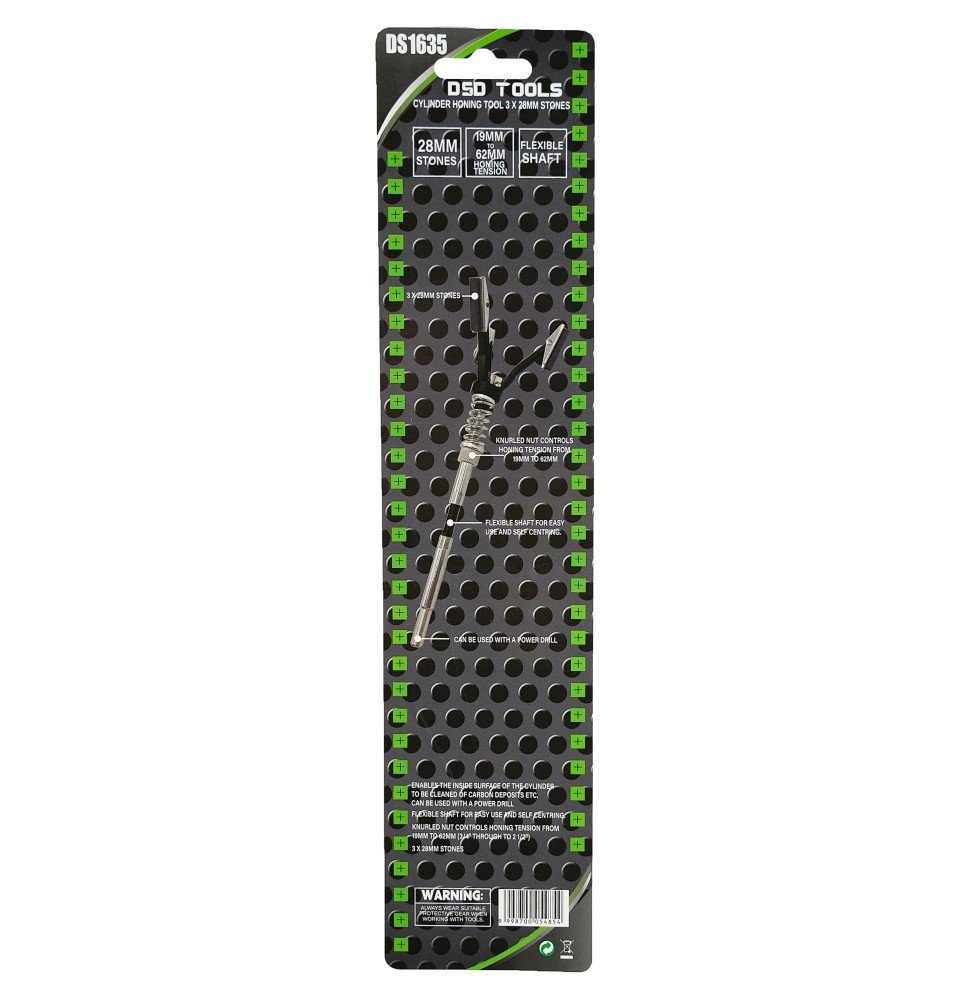 DSD TOOLS CYLINDER HONING TOOL 3 X 28MM STONES DS1635 - Image 6