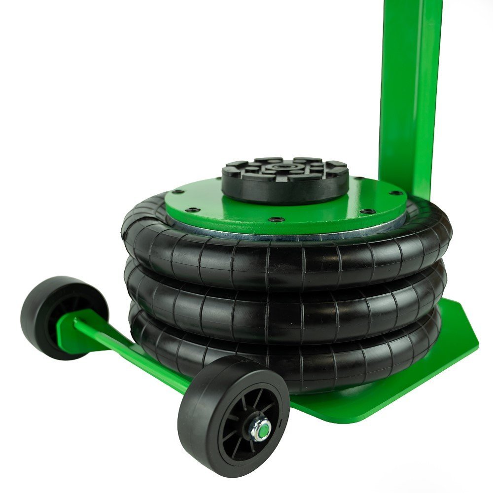 DSD TOOLS 3 TON PNEUMATIC TRIPLE AIR BAG TROLLEY JACK IN GREEN DS1839 - Image 7