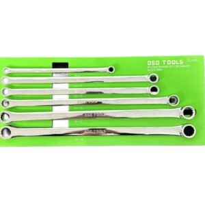 DSD TOOLS 6PC RING SPANNER SET FOR DAMAGED NUTS 8-19MM DS1808