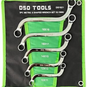 DSD TOOLS 5PC METRIC S SHAPED WRENCH SET 10-19MM DS1821