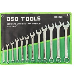 DSD TOOLS 12PC SAE COMBINATION WRENCH SET DS1822