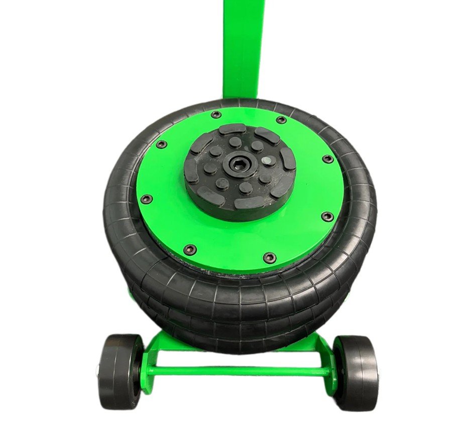 DSD TOOLS 3 TON PNEUMATIC TRIPLE AIR BAG TROLLEY JACK IN GREEN DS1839 - Image 4