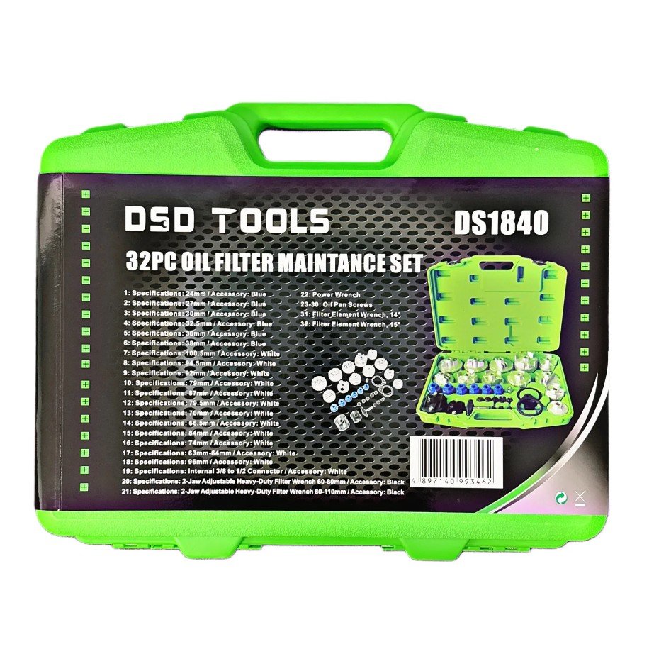DSD TOOLS 32PC GEN 4 OIL FILTER MAINTENANCE SET DS1840 - Image 3