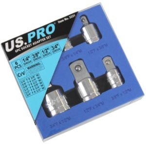 6pc Socket Adapter Set 1/4" 3/8" 1/2" 3/4"