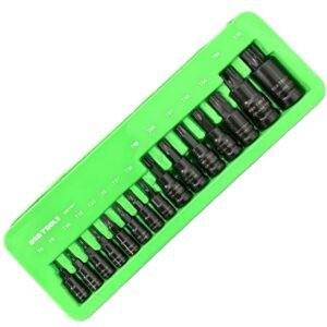 15pc Impact Torx Bit Sockets – 1/4″ 3/8″ 1/2″ Drives DS1181