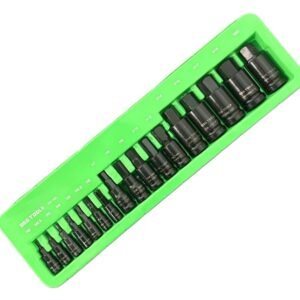 17pc Impact Hex Bit Socket Set – 1/4″ 3/8″ 1/2″ Drives DS1185