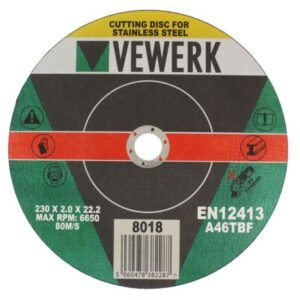 230 X 2 X 22MM METAL CUTTING DISC 8018
