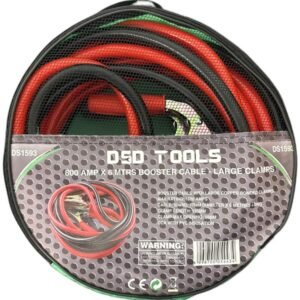 DSD TOOLS 800 AMP X 6 MTRS BOOSTER CABLE LARGE CLAMPS DS1593