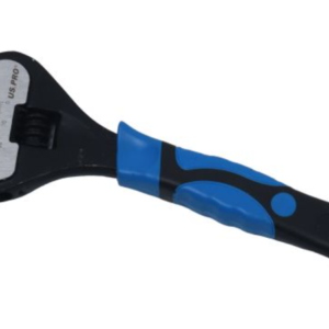 US PRO 8 INCH ADJUSTABLE WRENCH - EXTRA WIDE JAW 2312