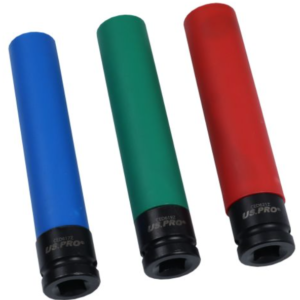 US PRO 3PC 1/2" DR EXTRA DEEP IMPACT SOCKETS FOR ALLOY WHEELS 7605