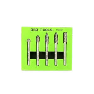 5PC TUNGSTEN CARBIDE BURR SET DS1692