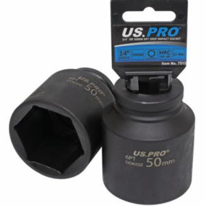 US PRO 3/4" DR 50MM 6PT DEEP IMPACT SOCKET 7515