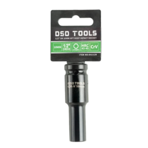 DSD TOOLS 1/2" Dr 10mm 6pt Deep Impact Socket DS1129