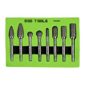DSD TOOLS 8PC TUNGSTEN CARBIDE BURR SET DS1693