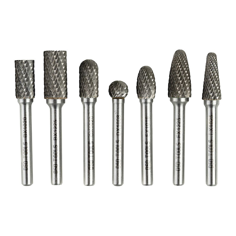 DSD TOOLS 7PC TUNGSTEN CARBIDE BURR SET DS1694 - Image 2