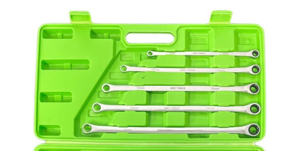 DSD TOOLS 14PC EXTRA LONG DOUBLE RING SINGLE GEAR RATCHET SET DS1887 - Image 2