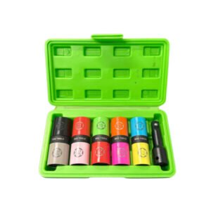 DSD TOOLS 6PC 1/2″ DR WHEEL NUT FLIP SOCKET SET FOR ALLOY WHEELS DS1869